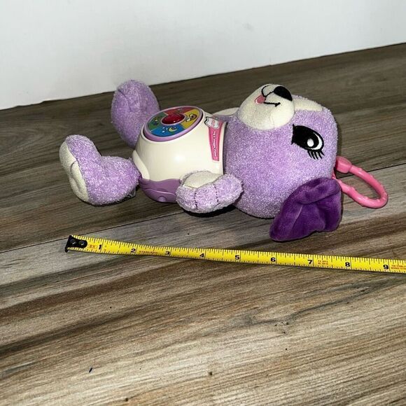 Leap Frog Violet Sing & Snuggle Sound Plush Animal Musical 8" With New Batteries - Picture 6 of 7